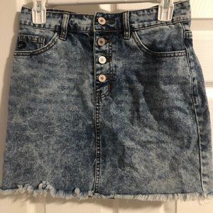 KanCan Acid Wash Skirt